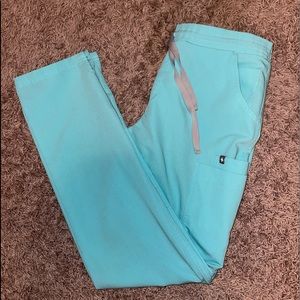 Fresh aqua figs scrub pants